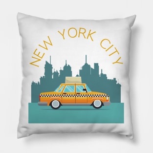 New York City Skyline Broadway Wall street Fifth avenue Times square New York New York Travel holidays Pillow