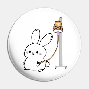 Bubble Tea Bunny Pin