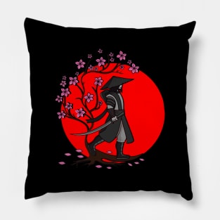 Sakura Samurai Pillow