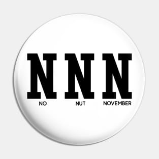 No Nut November Pin