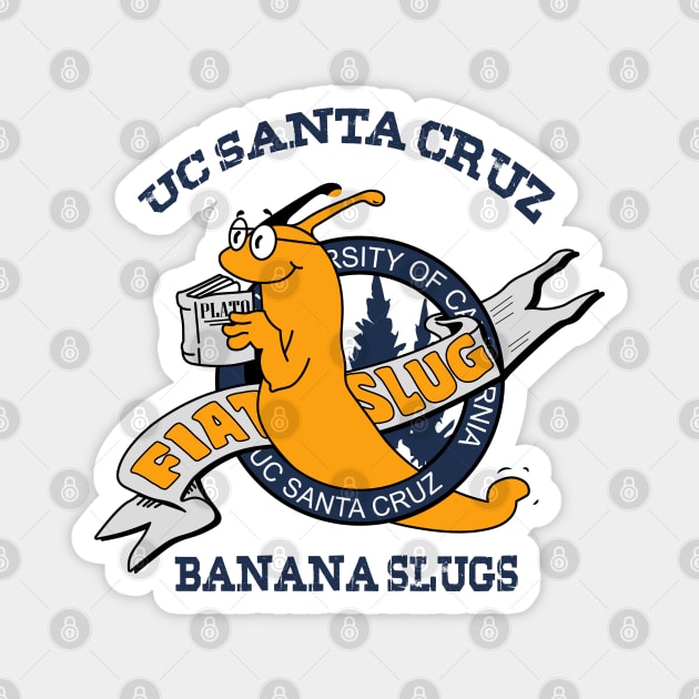 Banana Slug Magnet by GraphicMonas