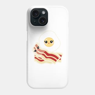 Kawaii eggs and bacon Phone Case