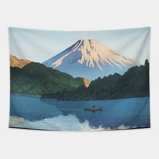 Ashino Lake at Hakone by Kawase Hasui Tapestry