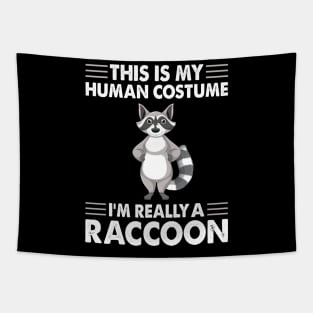 I am really a raccoon Tapestry