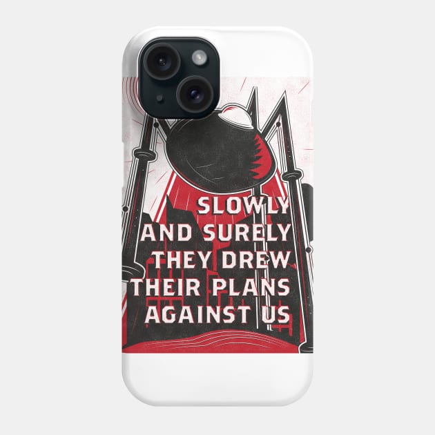 War of the Worlds - On the eve of war Phone Case by the50ftsnail