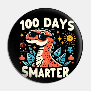 100 Days Smarter - Dinosaur Pin