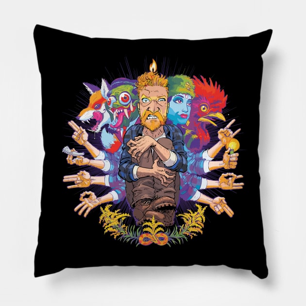 Tyler childers Pillow by Arestration