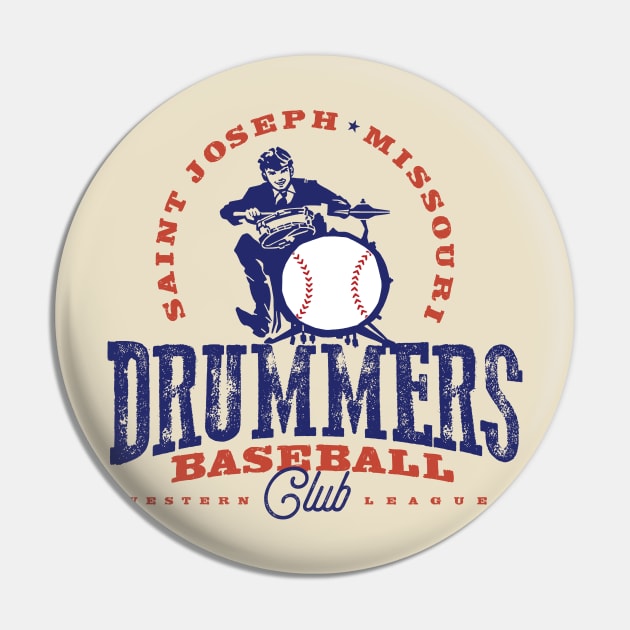 Saint Joseph Drummers Pin by MindsparkCreative