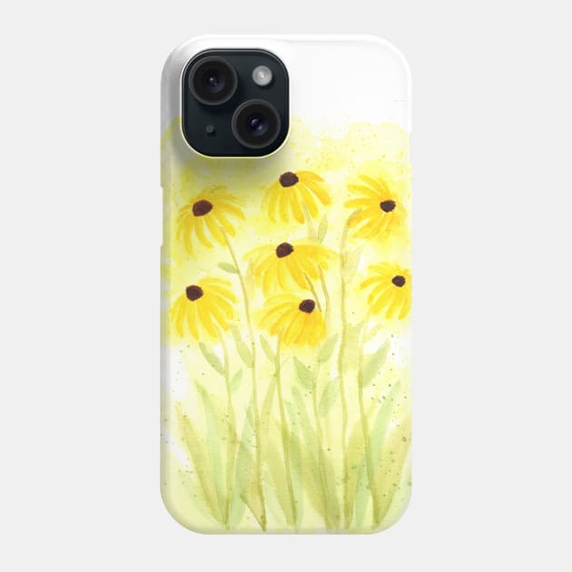 Rudbeckia Phone Case by SunnyPainter