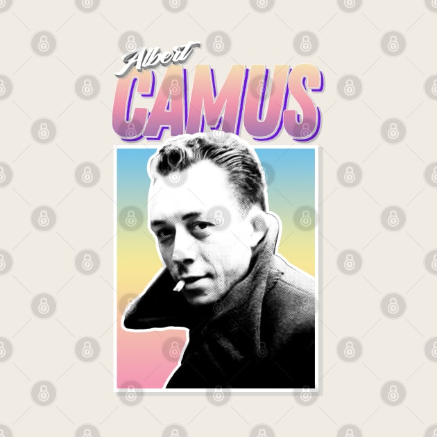 ALBERT CAMUS Philosophy Graphic Design Hipster Statement Tee by DankFutura