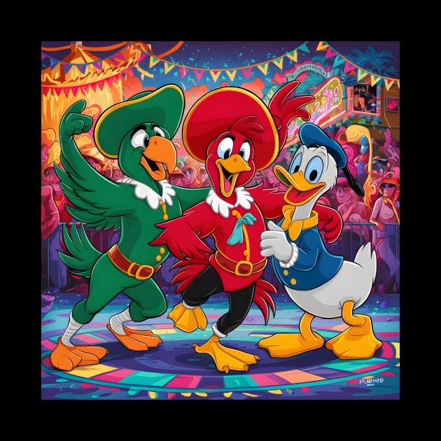 The Three Caballeros by Florian Sallo