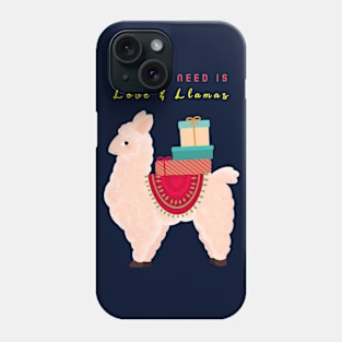 All You Need Is Love And Llama Phone Case