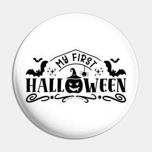 halloween design my first halloween text art Pin