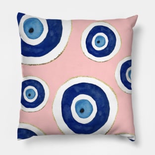 Turkish Evil Eye Pillow