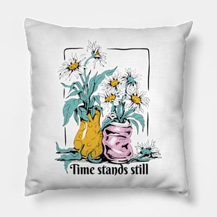 Flowers vases Pillow