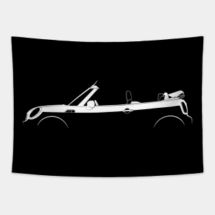 Mini Cooper Cabrio (R57) Silhouette Tapestry