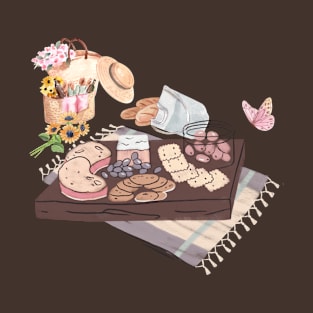 Picnic Charcuterie Aesthetic T-Shirt