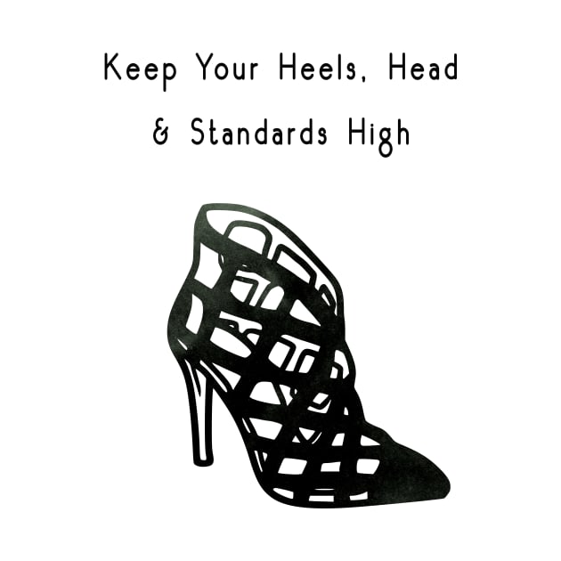 Coco "Keep Your Heels, Head & Standards High" by GalleryArtField