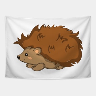 Hedgehog cute cartoon animal Tapestry