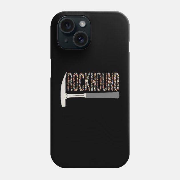 Rockhound Rock Pick Geology Hammer Rockhounding Phone Case by Laura Rucker