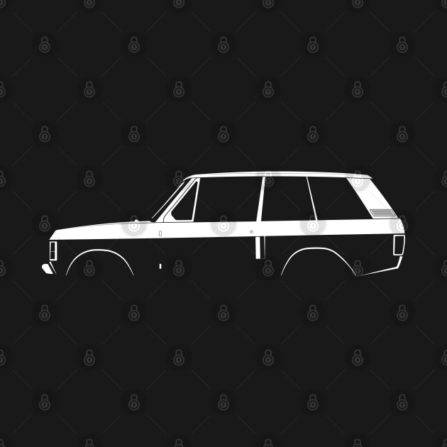 Range Rover (1970) Silhouette by Car-Silhouettes