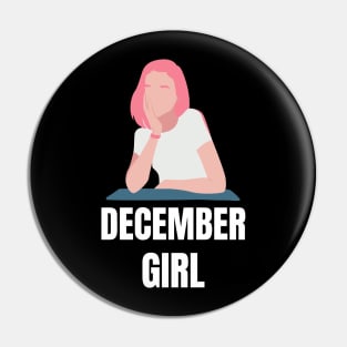 Birthday Gifts for Women December Women December Girl Pink Pin