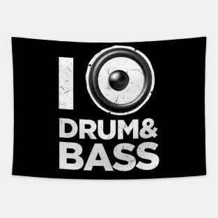 I love Drum and Bass music Tapestry