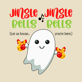 Jingle Bells Holiday Winter Ghost T-Shirt