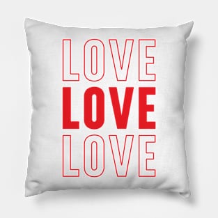 Love T-Shirt Pillow