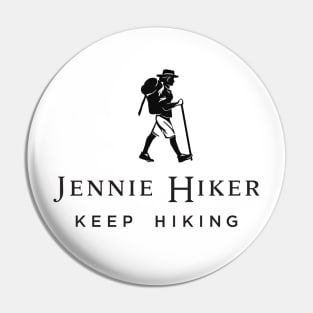 Johnnie walker hiking -Jennie Hiker Keep Hiking Pin