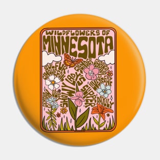 Minnesota Wildflowers Pin