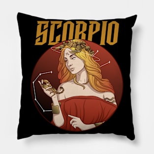 Scorpio / Zodiac Signs / Horoscope Pillow