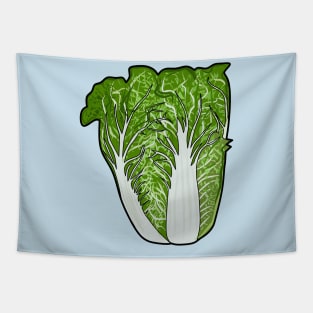 Chinese cabbage cartoon illustration Tapestry