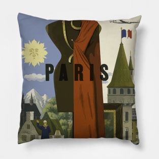 A flight to Paris Pillow