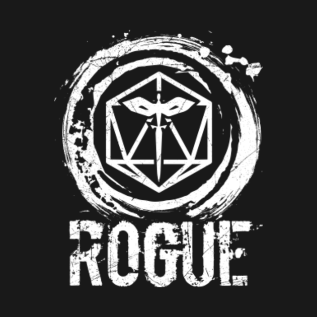 Download DND Rogue Class Role Playing - Rogue - Koszulka | TeePublic PL