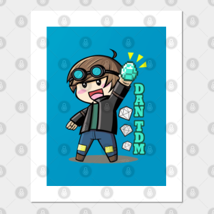 roblox work at a pizza place dan tdm Dan Tdm Posters And Art Prints Teepublic