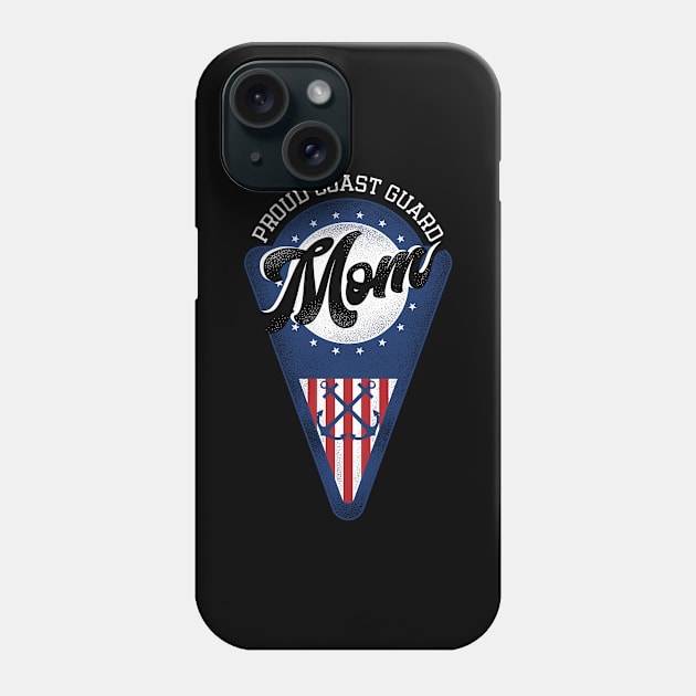 Proud Coast Guard Mom Phone Case by TreehouseDesigns