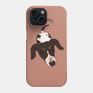 The cow-dog wants your food Phone Case