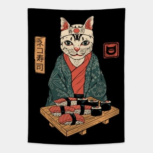 Neko Sushi Bar Tapestry