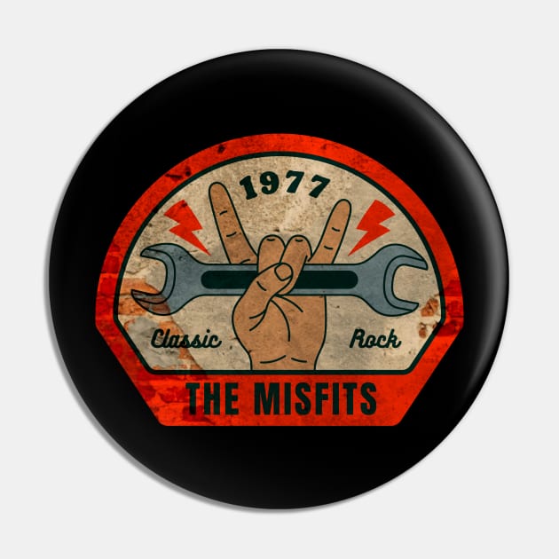 The MISFITS // Wrench Pin by OSCAR BANKS ART