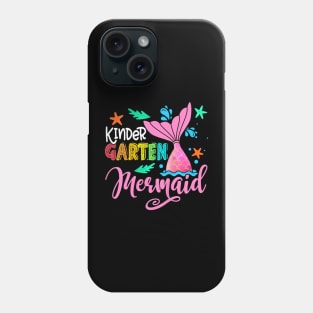 Kindergarten Mermaid Back To School For Mermaid Teacher Girl Phone Case