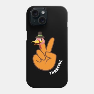 Turkey Peace Hand Sign Thanksgiving Phone Case