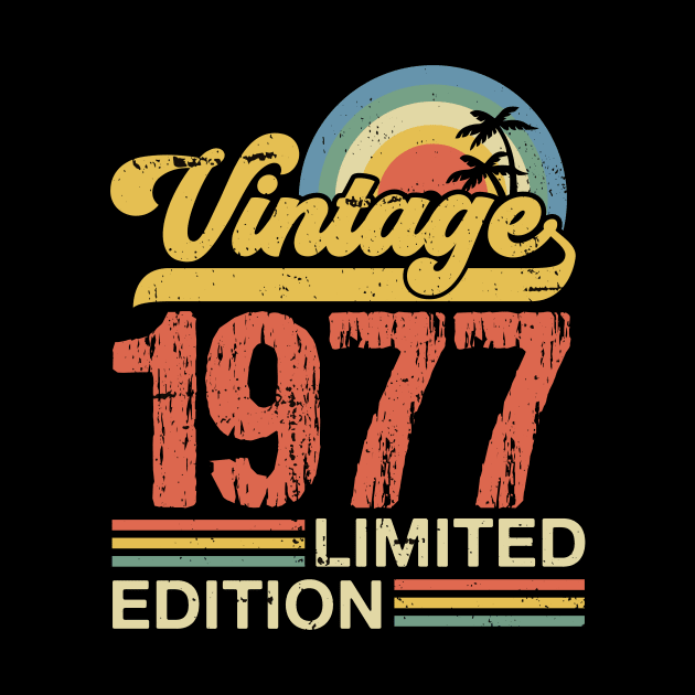 Retro vintage 1977 limited edition by Crafty Pirate 