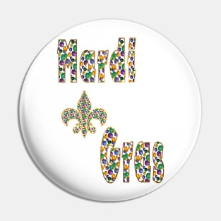 Mardi Gras Beads Pin