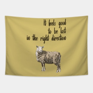 Sheep Quote Tapestry