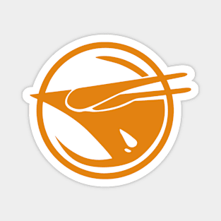 rebel phoenix orange Magnet