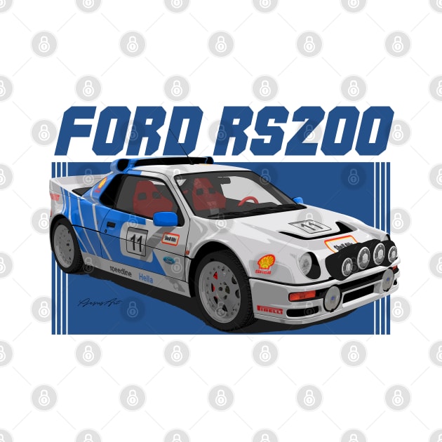 Ford RS200 Group B by PjesusArt
