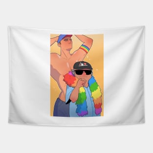 danny devito pride full print Tapestry