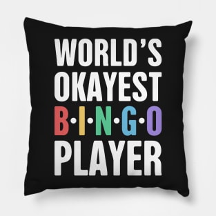 Funny Bingo Player Design Pillow