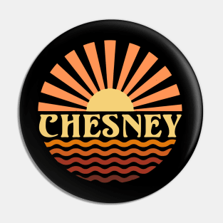 Graphic Circles Chesney Name Lovely Styles Vintage 70s 80s 90s Pin